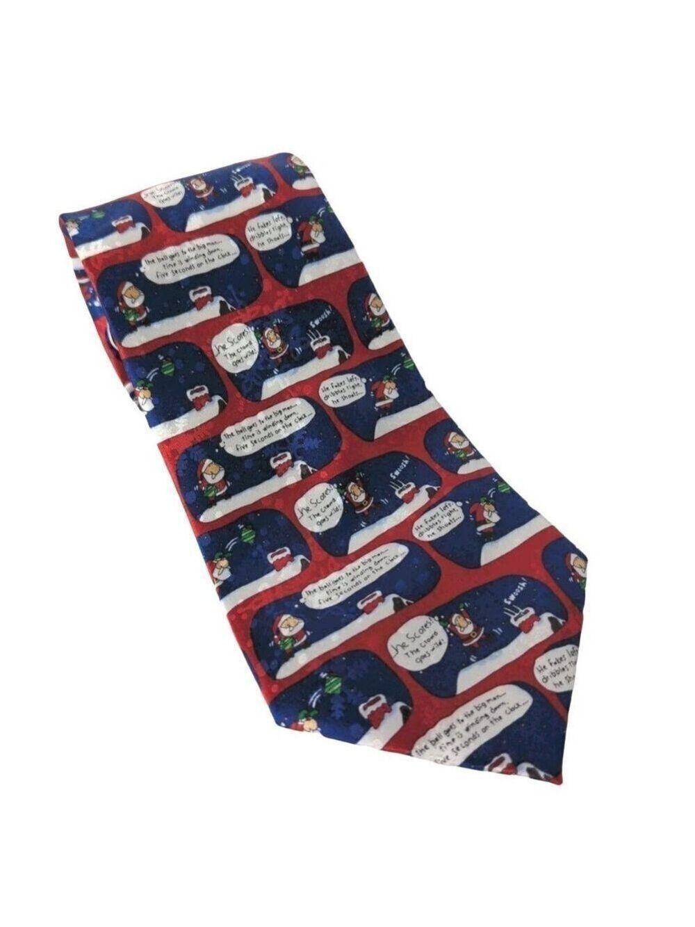 American Greetings Santa Claus Christmas Silk Necktie